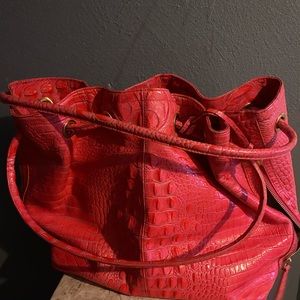 Hot pink Brahmin Bag. Gently used.